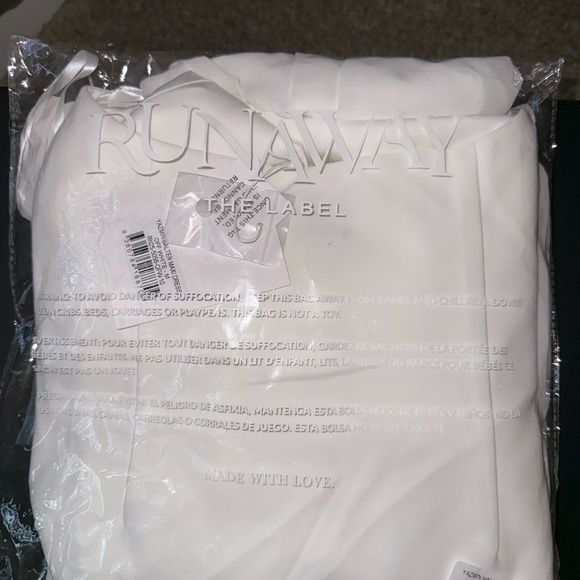 Runaway The Label Yazmin Halter Maxi Dress | Off- White | Medium - Picture 5 of 5